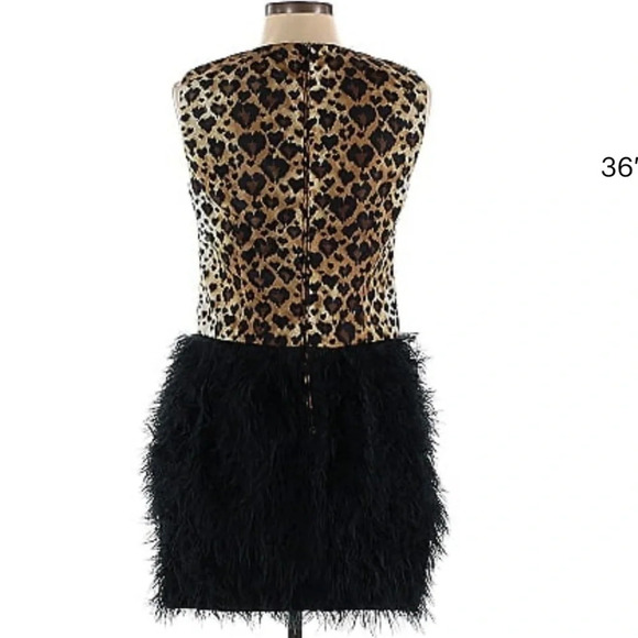 Red Valentino leopard print dress size XS - Picture 3 of 6